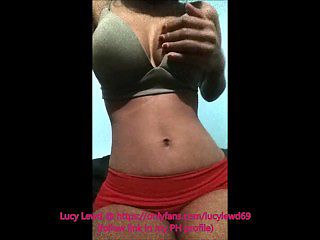 Hot Busty Asian Model Lucy Lewd Very Sexy Boob Play Video OnlyFans Promo