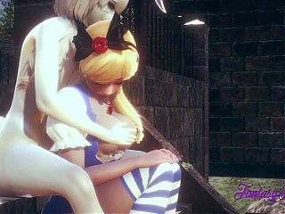 Alice in The Wonderland Hentai - Alice is Fucked by White Rabbit