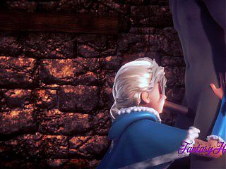 Frozen Hentai 3D - Elsa Have sex in his castle