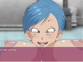 AndroidSuperSlut [Hentai game] Ep.3 Bulma ask android to lick her puffy pussy to get the balls